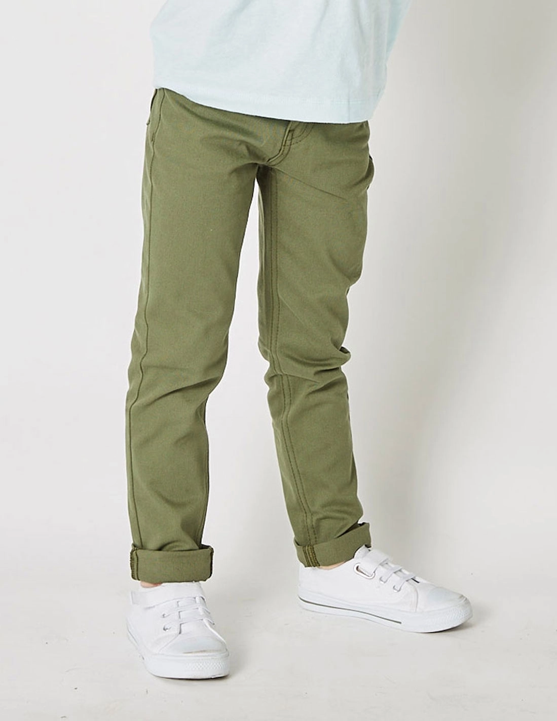 Pantalon Chino Garçon Kaki