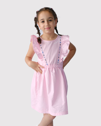 Robe Chic en Popeline Rose